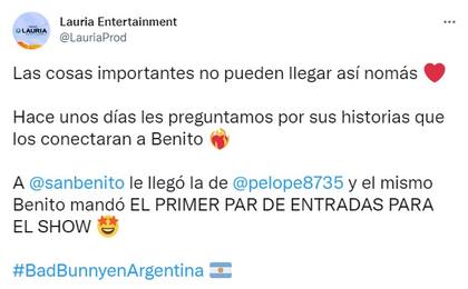 Bad Bunny fan argentino (Foto: Twitter)