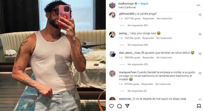 Bad Bunny reapareció en Instagram un día antes de su show en el festival Coachella