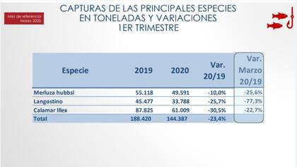 Baja de las capturas