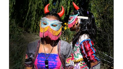 Bajada de los diablos de Uquía