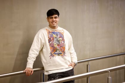 "Bajé 15 kilos porque me prepararon física y psicológicamente... Me ayudaron mucho en un momento en que se juntó todo, hasta que en abril decidí dejar el fútbol", expresó Tomás Messi