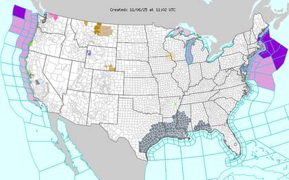 Bajo la influencia de un sistema de alta presión, Arizona, Nuevo México y el sur de Texas, mantendrán cielos despejados y temperaturas por encima de lo habitual