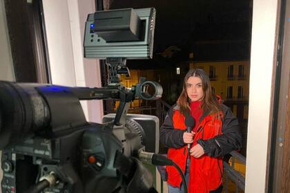 Bajo un frío extremo se trabaja en las calles de Leópolis