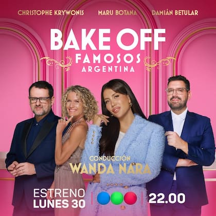 Bake Off Famosos Argentina arrancá el lunes 30 de septiembre a las 22 por Telefe (Foto: Instagram @bakeoffar)