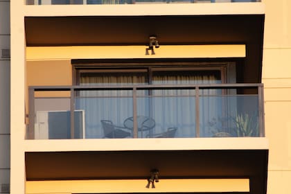 Balcón del departamento de Alberto Fernández