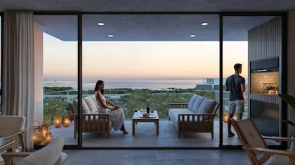 Balcones con parrilla y vistas privilegiadas.