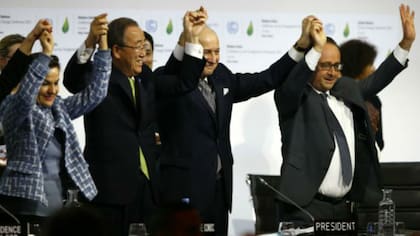 Ban Ki-moon celebra el Acuerdo de Pars, el ao pasado