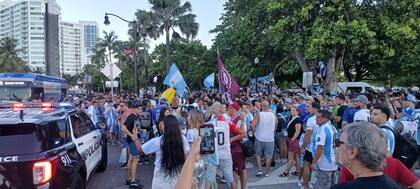 Este sábado volverá a repetirse el banderazo por la Selección argentina en Miami