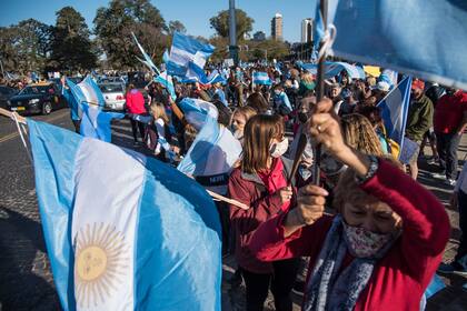Banderazo en Rosario