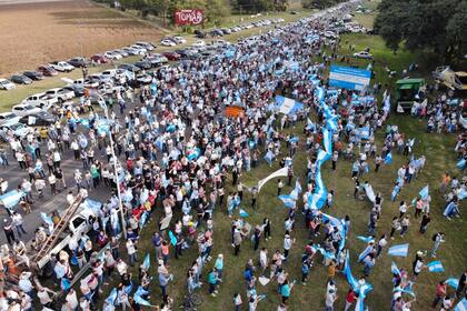 Banderazo en Avellaneda, Santa Fe