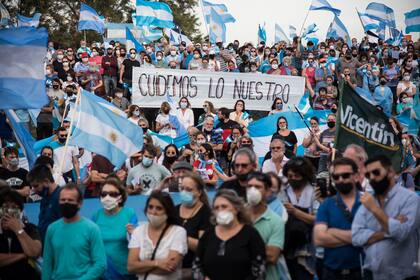 En plena cuarentena: banderazo en contra de la expropiación de Vicentin en Avellaneda, Santa Fe