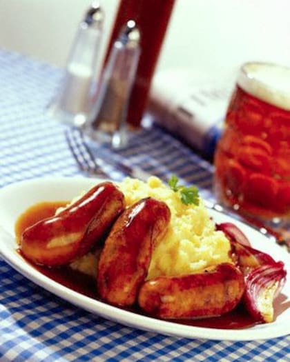 Bangers and mash
