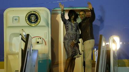 Barack Obama abandonó la Argentina luego de su viaje a Bariloche