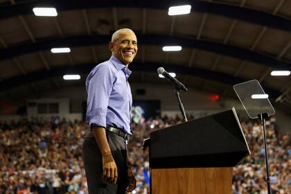 Barack Obama, durante su mitin de este jueves en Pittsburgh (Pensilvania)