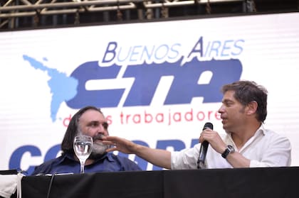 Baradel, con Kicillof, una alianza bonaerense