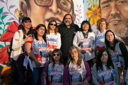 Baradel, en la escuela 49, de Moreno, en el quinto aniversario de la tragedia