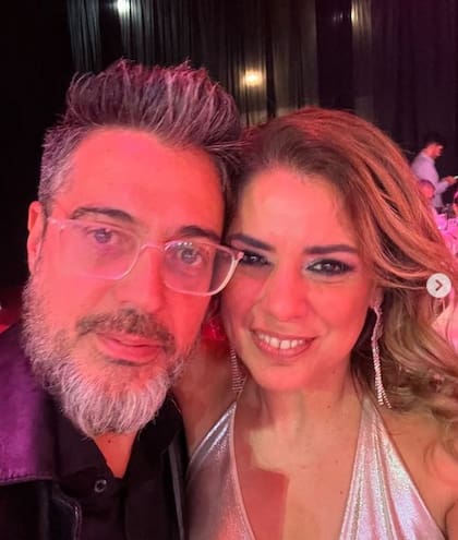 Barbano y Calabró en la fiesta de los Martín Fierro de Cable