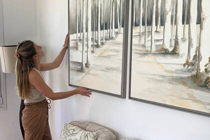 Bárbara de Anchorena ultimando detalles antes de entregar una casa