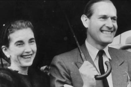 Barbara Hutton con su sexto marido, el extenista alemán Gottfried von Cramm