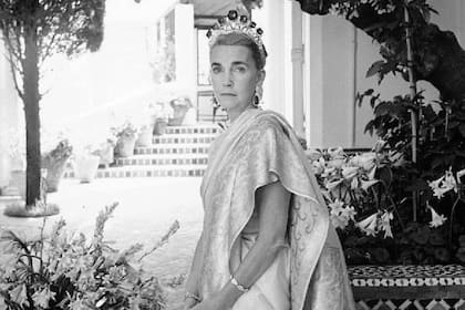 Barbara Hutton luce sus mejores joyas en el palacio Sidi Hosni, en Marruecos, el lugar que convirtió en su hogar