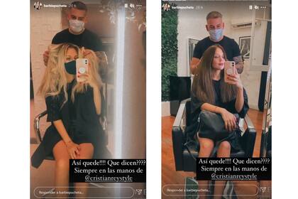 Barbie Vélez mostró su cambio de look en las redes: se despidió del rubio platinado y volvió al morocho