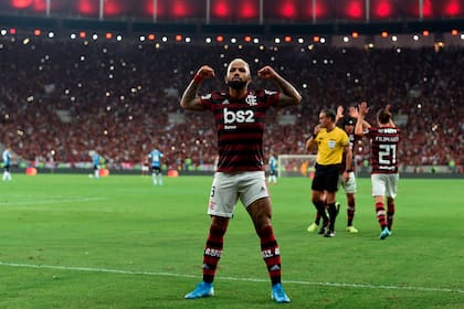 Gabriel Barbosa, una de las armas ofensivas de Flamengo, último campeón de la Libertadores.