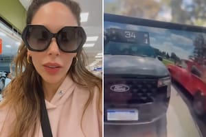 El video del accidente de Barby Franco y el descargo de su pareja Fernando Burlando