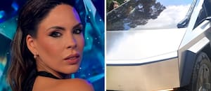 Barby Franco estuvo involucrada en un accidente de tránsito a bordo de un Tesla en Ruta 3