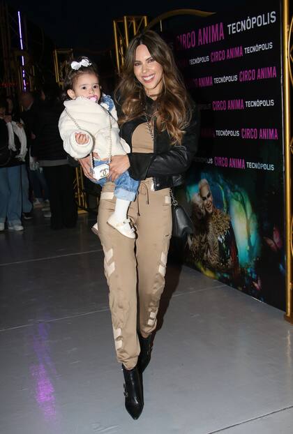 Barby Franco junto a su pequeña hija Sarah