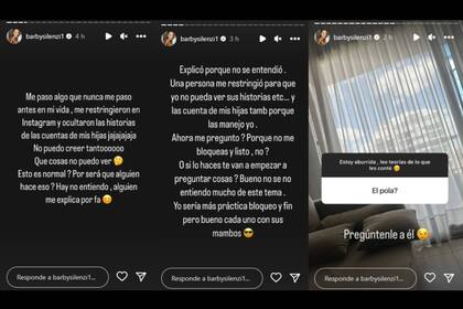 Barby Silenzi apuntó contra El Polaco (Foto Instagram @barbysilenzi1)