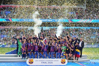 Barcelona golea al histórico Lyon para conquistar la final de la Liga de Campeones femenina