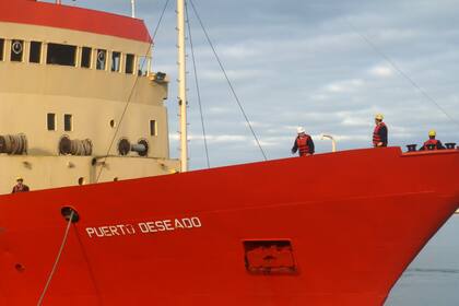 Algunas de las campañas se hicieron con el Puerto Deseado, el buque oceanográfico del Conicet