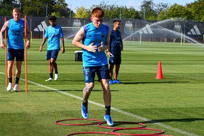 Barco se prepara como parte del seleccionado argentino sub 23 para el preolímpico de Venezuela, que comenzará el sábado 20 de enero.