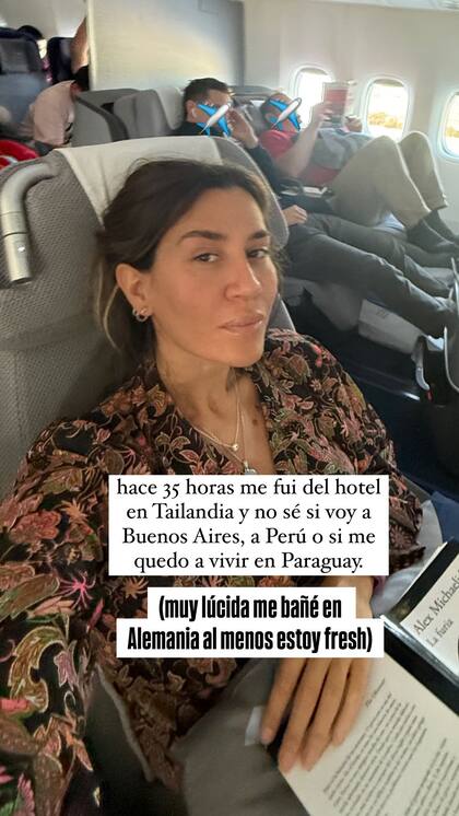 Barón relató sus horas más complejas arriba del avión de regreso a la Argentina