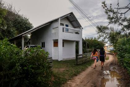 Barra de Valizas: La casa donde se alojaba Lola