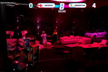 Barrado celebraba golpeándose el pecho la aplastante victoria contra el rival de Georgia