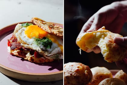 Barragán tiene una gran variedad de chipá. Desde waffles hasta picante.