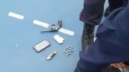 Barras de Racing detenidos