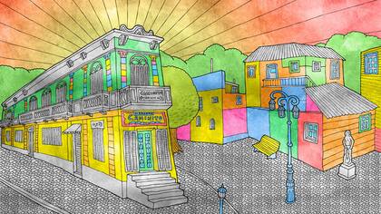 Barrio porteño de La Boca, Argentina