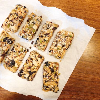 Barritas de cereal saludables