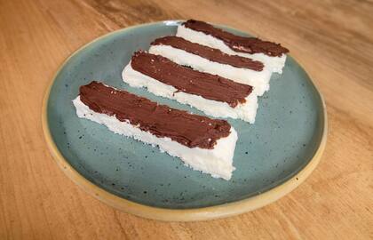 Barritas de coco y yogur