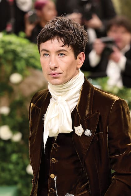 Barry Keoghan en la última edición de la Met Gala, cuya temática fue "Sleeping Beauties: Reawakening Fashion".