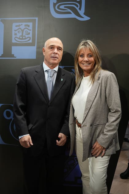 Bartolomé Abdala, senador de San Luis, y la legisladora porteña Patricia Glize