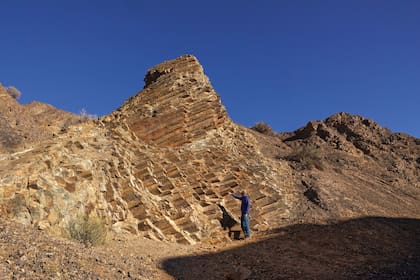 Basaltos columnares, una formación de 460 millones de años que se originó cuando la zona era fondo marino.