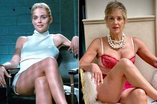 A los 66, Sharon Stone recreó, en ropa interior, su icónica escena de Bajos Instintos