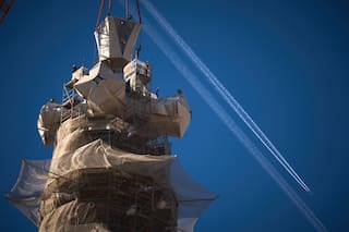 Basílica de la Sagrada Familia en Barcelona alcanza su máxima altura tras más de un siglo