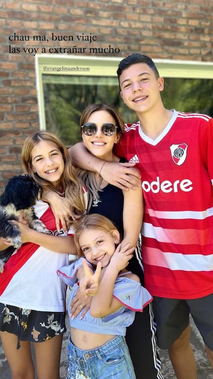 Bastian Demichelis despidió a su mamá y hermanas