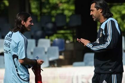 Campeones en los Juegos Olímpicos de Pekín 2008: escucha Messi, habla Batista