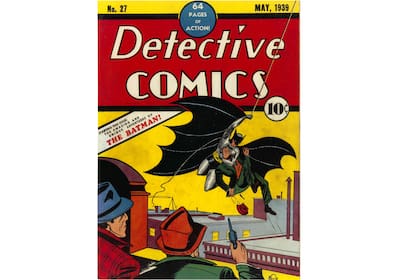 La aparición de Batman en los comics datan de 1939