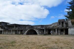 Battery Russell, un fuerte ubicado dentro del Parque Estatal Fort Stevens, Oregon